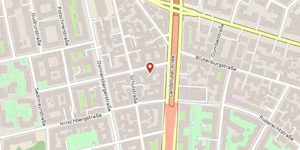 Karte der Umgebung von Schlörstr. 3, 80634 München