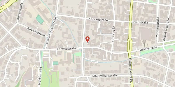 Karte der Umgebung von Goethestraße 61, 79100 Freiburg im Breisgau