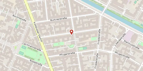 Karte der Umgebung von Sanderstraße 10 A, 12047 Berlin