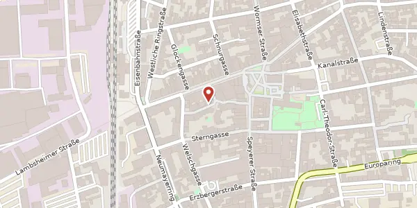 Karte der Umgebung von Schlossergasse 4, 67227 Frankenthal (Pfalz)