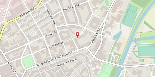 Karte der Umgebung von Scheibenstr. 6b, 92637 Weiden