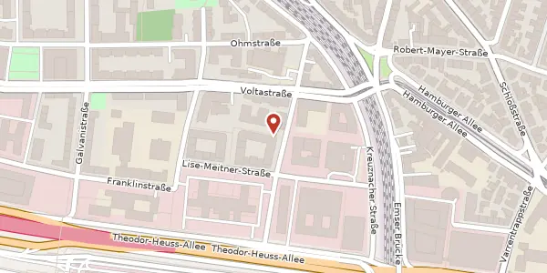 Karte der Umgebung von Kuhwaldstr. 45, 60486 Frankfurt