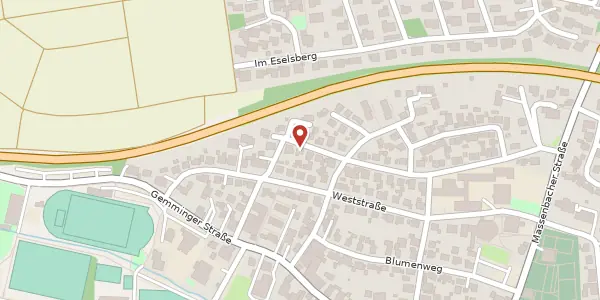 Karte der Umgebung von Schafackerstraße 27, 74193 Schwaigern
