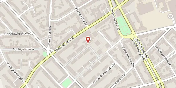 Karte der Umgebung von Ernst-Wilhelm-Nay-Str. 17, 50935 Köln