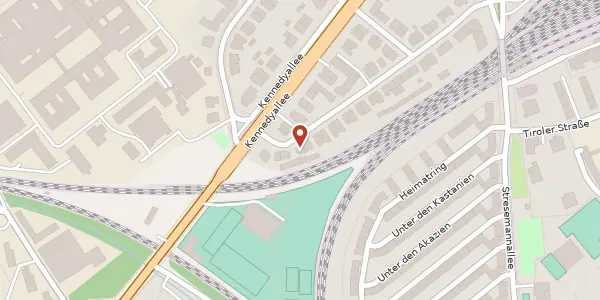 Karte der Umgebung von Waidmannstr. 47a, 60596 Frankfurt