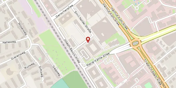 Karte der Umgebung von Emil-Nolde-Straße 7, 53113 Bonn