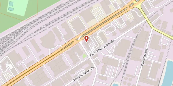 Karte der Umgebung von Hanauer Landstr. 328-330, 60314 Frankfurt