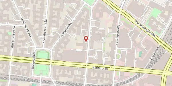Karte der Umgebung von Uhlandstraße 7-8, 10623 Berlin