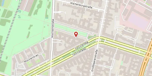 Karte der Umgebung von Hornstraße 22, 10963 Berlin