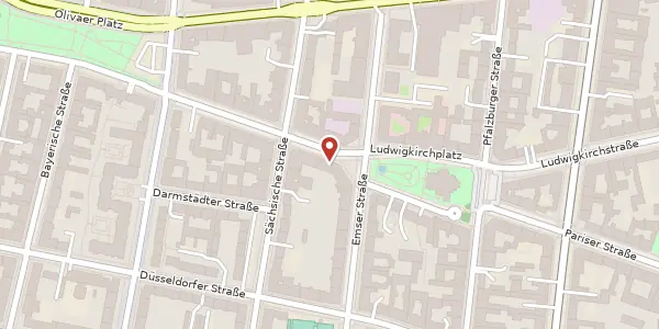 Karte der Umgebung von Pariser Straße 44, 10707 Berlin