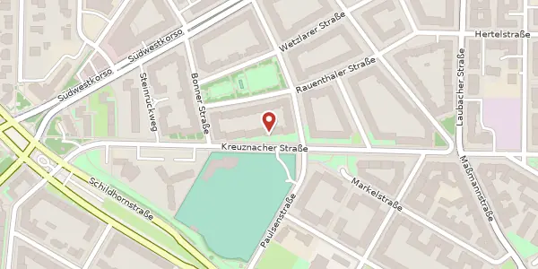 Karte der Umgebung von Kreuznacher Straße 34, 14197 Berlin
