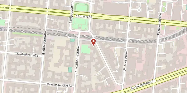 Karte der Umgebung von Grolmanstraße 28, 10623 Berlin