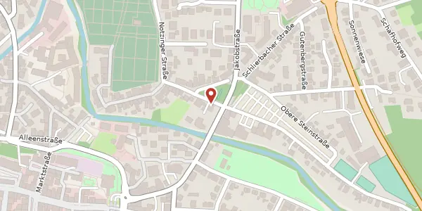 Karte der Umgebung von Untere Steinstraße 12, 73230 Kirchheim/Teck