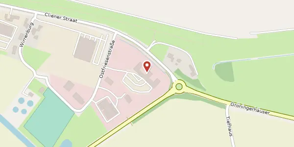 Karte der Umgebung von Ostfriesenstraße 1, 26425 Neuharlingersiel