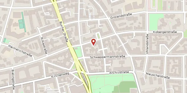 Karte der Umgebung von Kobergerstr. 79, 90408 Nürnberg