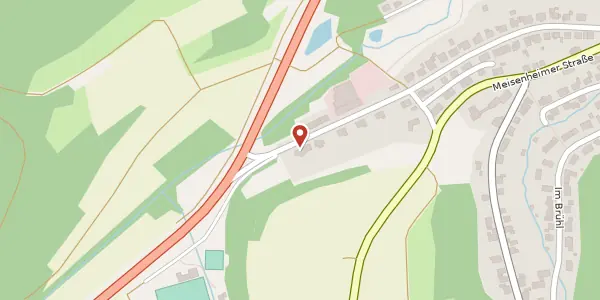 Karte der Umgebung von Steinhardter Straße 43, 55596 Waldböckelheim
