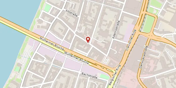 Karte der Umgebung von Buchheimer Str. 36, 51063 Köln