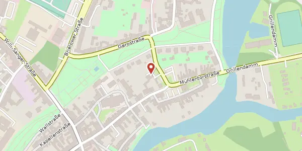 Karte der Umgebung von Ziegelstraße 5, 14770 Brandenburg
