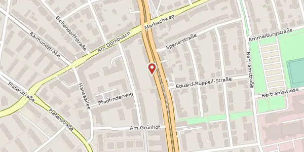 Karte der Umgebung von Eschersheimer Landstraße 275, 60320 Frankfurt