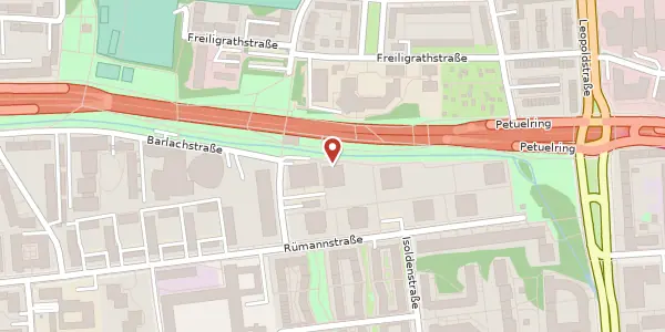 Karte der Umgebung von Klopstockstr. 6, 80804 München