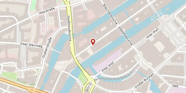 Karte der Umgebung von Neuer Wall 73-75, 20354 Hamburg