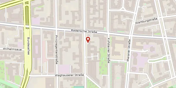 Karte der Umgebung von Babelsberger Straße 43, 10715 Berlin
