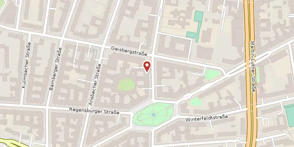 Karte der Umgebung von Welserstraße 5-7, 10777 Berlin