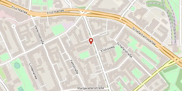Karte der Umgebung von Weidenallee 59, 20357 Hamburg