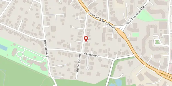 Karte der Umgebung von Boltens Allee 13, 22459 Hamburg