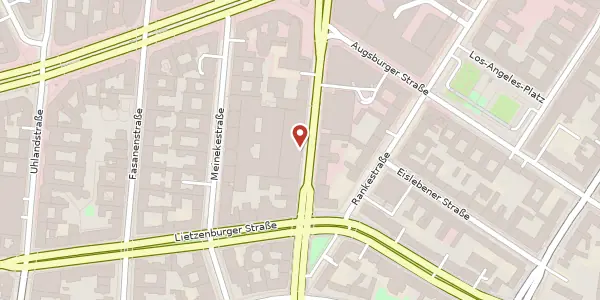 Karte der Umgebung von Joachimsthaler Straße 17, 10719 Berlin