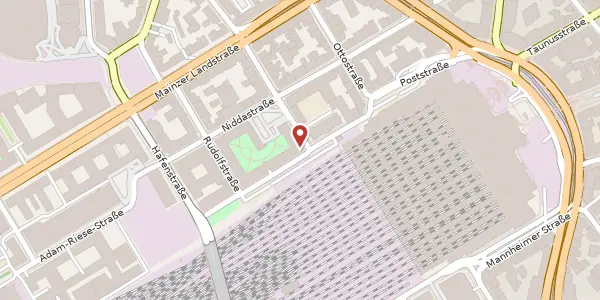 Karte der Umgebung von Poststr. 22, 60329 Frankfurt am Main
