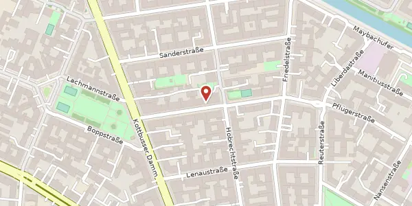 Karte der Umgebung von Pflügerstraße 76, 12047 Berlin