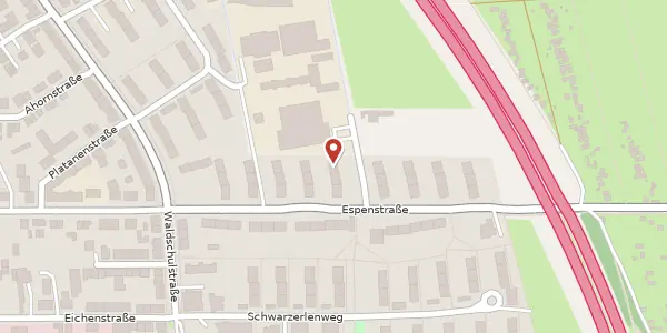 Karte der Umgebung von Espenstr. 36, 65933 Frankfurt am Main