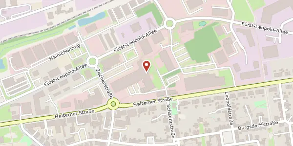 Karte der Umgebung von Fürst-Leopold-Platz 1, 46284 Dorsten