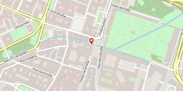 Karte der Umgebung von Theatinerstr. 23, 80333 München