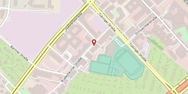 Karte der Umgebung von Rüdesheimer Str. 7, 80686 München