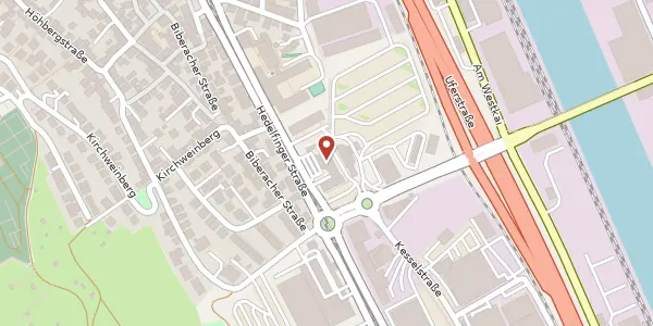 Karte der Umgebung von Hedelfinger Straße 25, 70327 Stuttgart