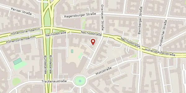 Karte der Umgebung von Prager Straße 4, 10779 Berlin