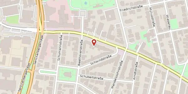 Karte der Umgebung von Bockenheimer Landstr. 97-99, 60325 Frankfurt