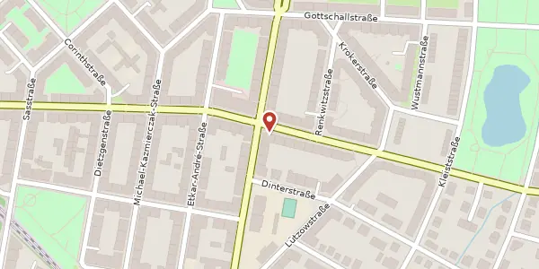 Karte der Umgebung von Coppistraße 53 a, 04157 Leipzig