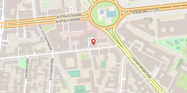 Karte der Umgebung von Schillerstraße 3, 10625 Berlin