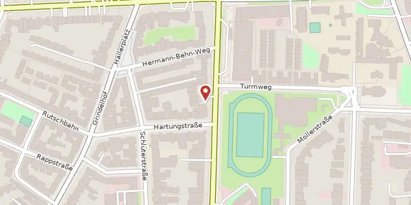 Karte der Umgebung von Rothenbaumchaussee 93, 20148 Hamburg