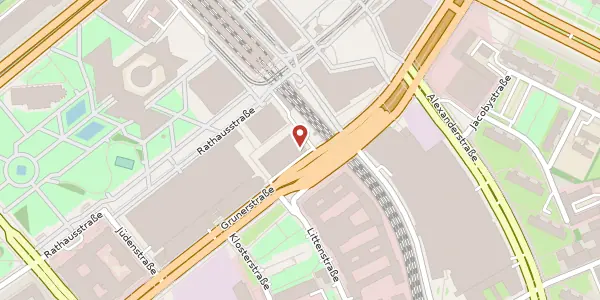 Karte der Umgebung von Grunerstraße 13, 10179 Berlin