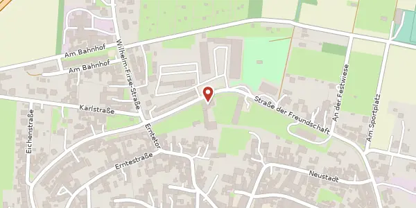 Karte der Umgebung von Straße der Freundschaft 14, 39397 Kroppenstedt