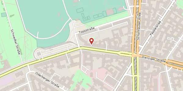 Karte der Umgebung von Eberswalder Straße 35, 10437 Berlin