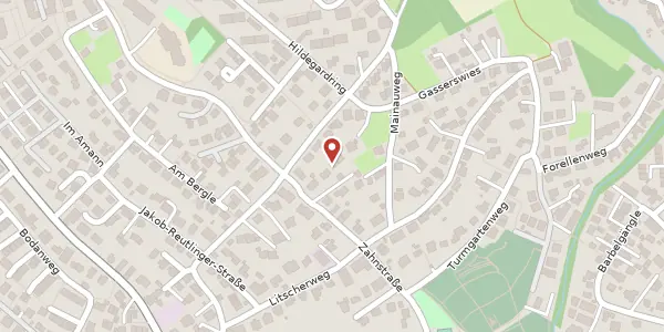 Karte der Umgebung von Zahnstraße 22, 88662 Überlingen