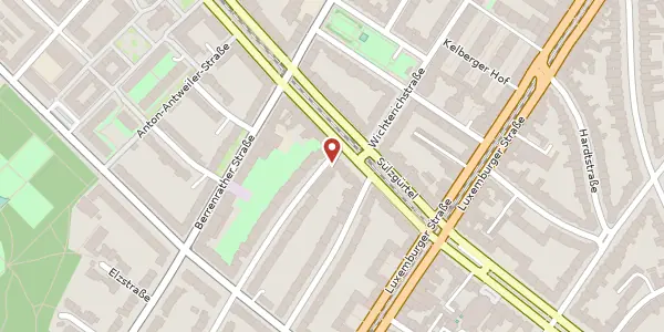 Karte der Umgebung von Grafenwerthstr. 1, 50937 Köln