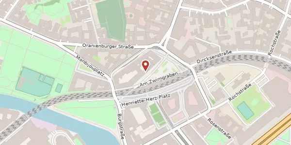 Karte der Umgebung von Neue Promenade 5, 10178 Berlin
