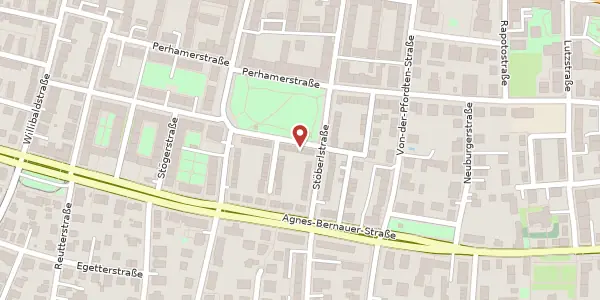 Karte der Umgebung von Agricolaplatz 3, 80687 München