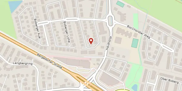 Karte der Umgebung von Boberger Anger 76, 21031 Hamburg